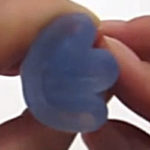 Pliage de la coupe menstruelle en E
