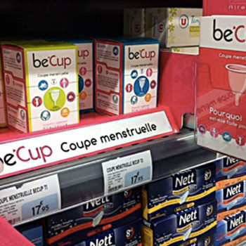 Be'Cup en supermarché