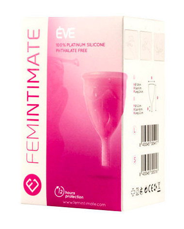 Packaging cup menstruelle FemIntimate Eve
