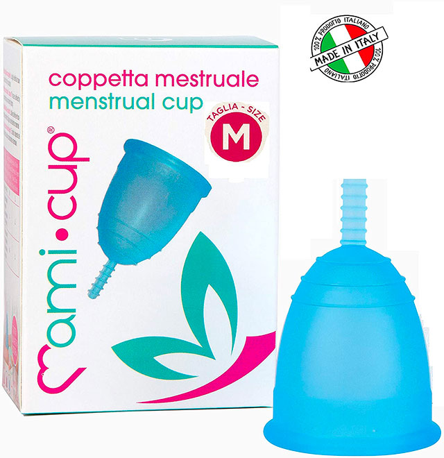 coupe menstruelle Mamicup turquoise