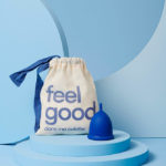 cup menstruelle Dansmaculotte large couleur bleu foncé