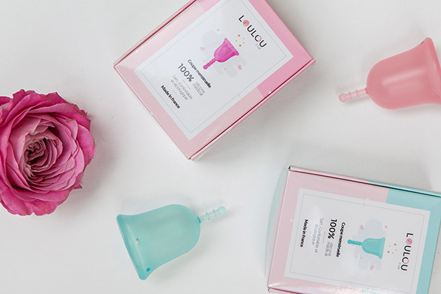 Louloucup : la rose et la bleue